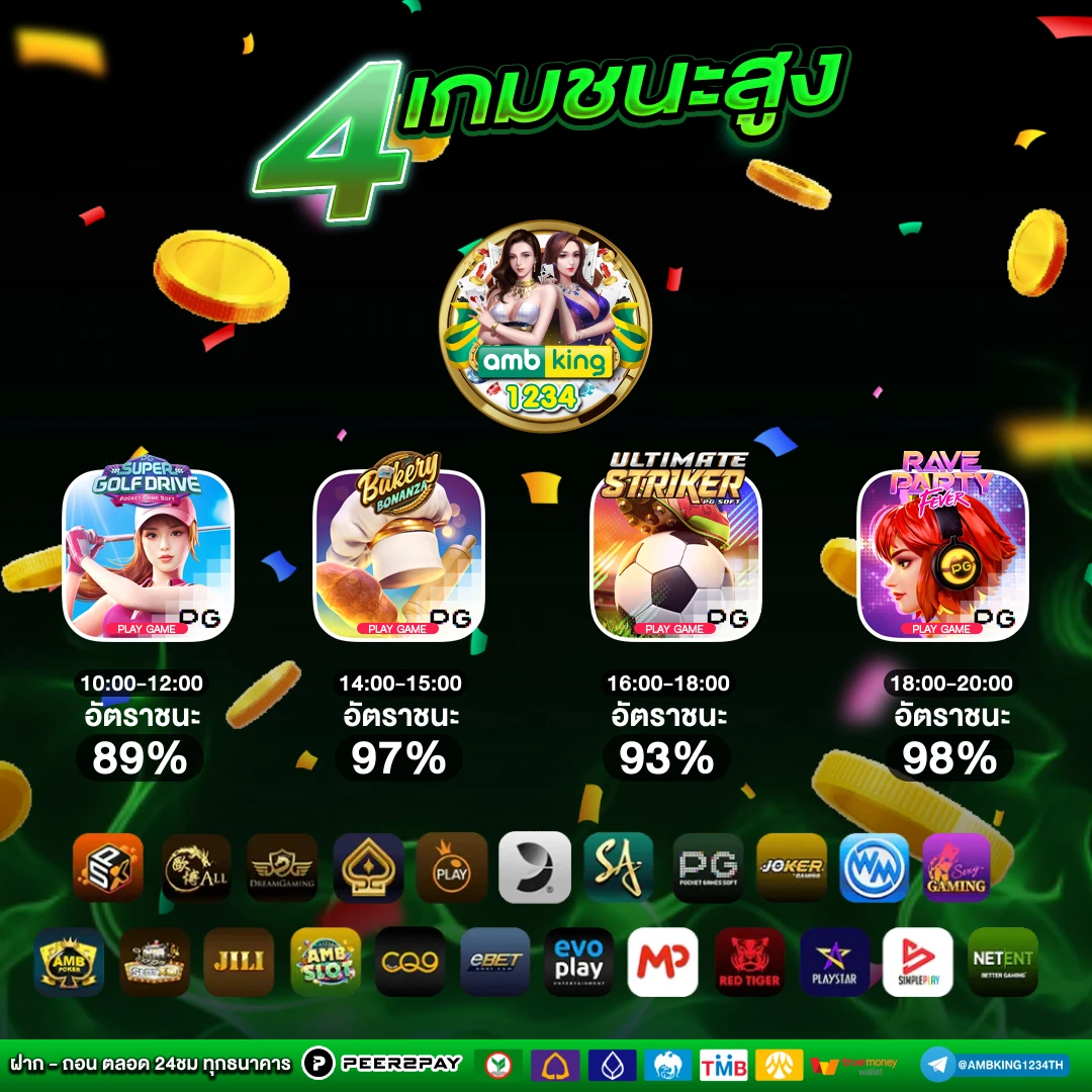 เปอร์เซ็นต์ แตก สล็อต pg - แบนเนอร์โปรโมชั่น